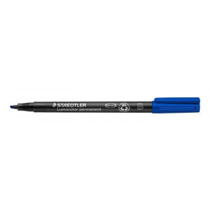 Permanentní popisovač "Lumocolor 314 B", modrá, 1-2,5 mm, OHP, STAEDTLER