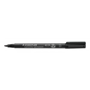 Permanentní popisovač "Lumocolor 314 B", černá, 1-2,5 mm, OHP, STAEDTLER