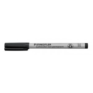 Ne-permanentní popisovač "Lumocolor 315 M", černá, OHP, 1 mm, STAEDTLER