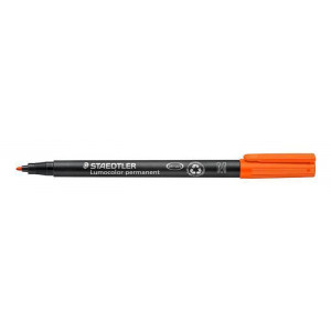 Permanentní popisovač "Lumocolor 317 M", oranžová, 1 mm, OHP, STAEDTLER