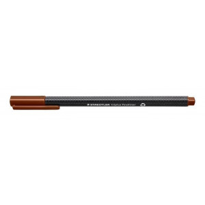 Liner "Triplus 334", hnědá, 0,3mm, STAEDTLER