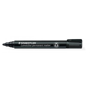 Permanentní popisovač "Lumocolor 352", černá, 2 mm, kuželový hrot, STAEDTLER