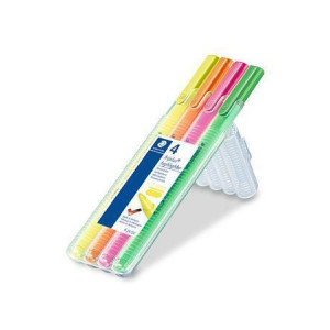 Zvýrazňovač "Triplus textsurfer 362", sada, 4 barvy, 1-4 mm, STAEDTLER