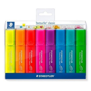 Zvýrazňovač "Textsurfer classic 364", 8 barev, 1-5mm, STAEDTLER