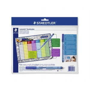 Školní rozvrh "Lumocolor 641 SP2", stíratelný, samolepicí, STAEDTLER 641 SP2