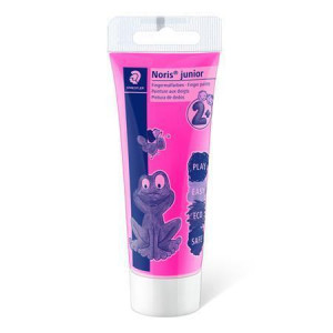 Prstové barvy "Noris Junior 881", 6 neonových barev, STAEDTLER 8816F C6