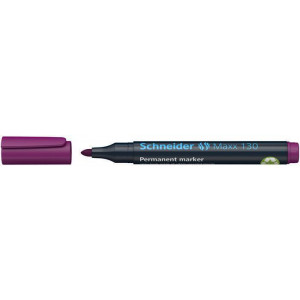 Permanentní popisovač "Maxx 130", fialová, 1-3mm, kuželový hrot, SCHNEIDER