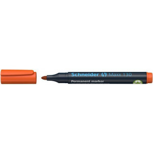 Permanentní popisovač "Maxx 130", oranžová, 1-3mm, kuželový hrot, SCHNEIDER