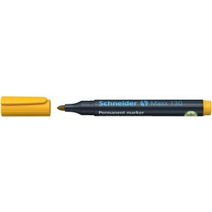 Permanentní popisovač "Maxx 130", žlutá, 1-3mm, kuželový hrot, SCHNEIDER