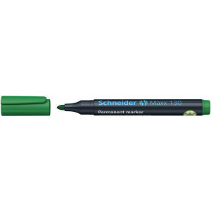 Permanentní popisovač "Maxx 130", zelená, 1-3mm, kuželový hrot, SCHNEIDER