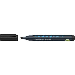 Permanentní popisovač "Maxx 133", černá, 1-4mm, klínový hrot, SCHNEIDER
