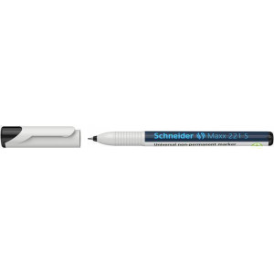 Popisovač "Maxx 221 S", černá, 0,4mm, OHP, SCHNEIDER