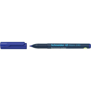 Permanentní popisovač "Maxx 240", modrá, 1-2mm, kuželový hrot, SCHNEIDER