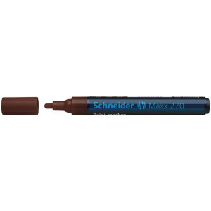 Permanentní lakový popisovač "Maxx 270", hnědá, 1-3mm, SCHNEIDER