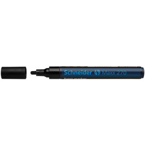 Permanentní lakový popisovač "Maxx 270", černá, 1-3mm, SCHNEIDER