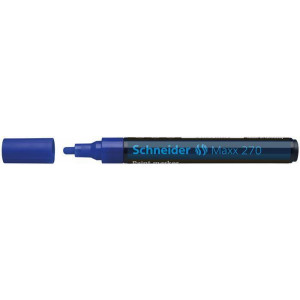 Permanentní lakový popisovač "Maxx 270", modrá, 1-3mm, SCHNEIDER