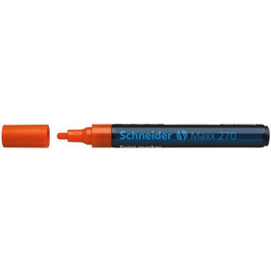 Permanentní lakový popisovač "Maxx 270", oranžová, 1-3mm, SCHNEIDER
