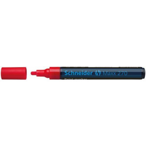 Permanentní lakový popisovač "Maxx 270", červená, 1-3mm, SCHNEIDER