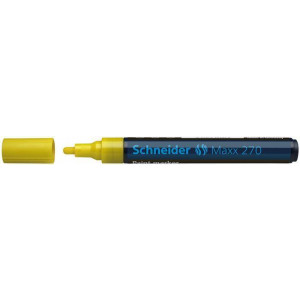 Permanentní lakový popisovač "Maxx 270", žlutá, 1-3mm, SCHNEIDER