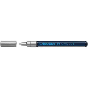 Permanentní lakový popisovač "Maxx 271", stříbrná, 1-2mm, SCHNEIDER