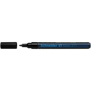 Permanentní lakový popisovač "Maxx 271", černá, 1-2mm, SCHNEIDER