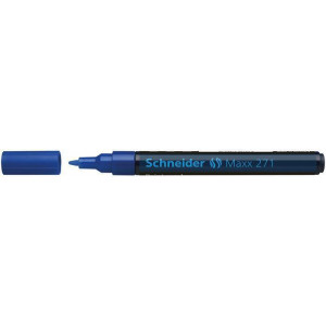 Permanentní lakový popisovač "Maxx 271", modrá, 1-2mm, SCHNEIDER