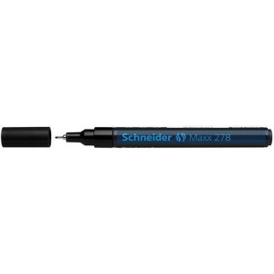 Permanentní lakový popisovač "Maxx 278", černá, 0,8mm, SCHNEIDER