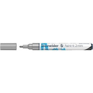 120154 Akrylový popisovač "Paint-It 310", stříbrná, 2 mm, SCHNEIDER
