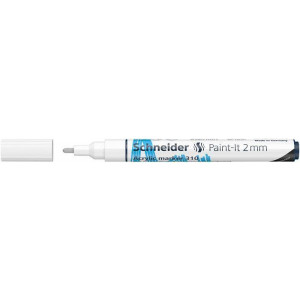 120149 Akrylový popisovač "Paint-It 310", bílá, 2 mm, SCHNEIDER
