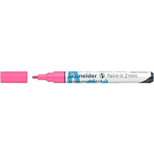 120109 Akrylový popisovač "Paint-It 310", růžová, 2 mm, SCHNEIDER