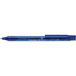 Gelové pero "Fave Gel", modré, 0,4 mm, stlačovací mechanismus, SCHNEIDER 101103