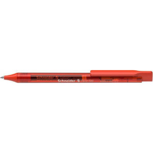 Gelové pero "Fave Gel", červené, 0,4 mm, stlačovací mechanismus, SCHNEIDER 101102