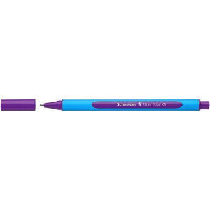 Kuličkové pero "Slider Edge XB", fialová, 0,7mm, s uzávěrem, SCHNEIDER