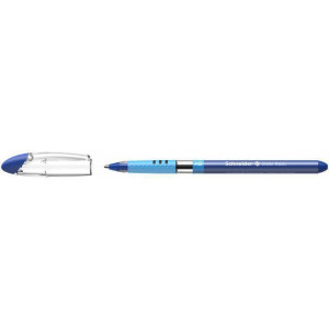 Kuličkové pero "Slider Basic XB", modrá, 0,7 mm, s uzávěrem, SCHNEIDER 151203