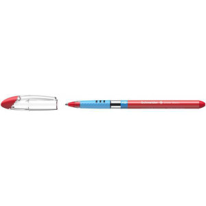 Kuličkové pero "Slider Basic XB", červená, 0,7 mm, s uzávěrem, SCHNEIDER 151202