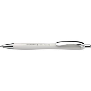 Kuličkové pero "Slider Rave XB", šedá, 0,7 mm, stiskací mechanismus, SCHNEIDER 132512