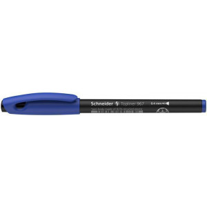 Liner  "Topliner 967", modrá, 0,4mm, SCHNEIDER