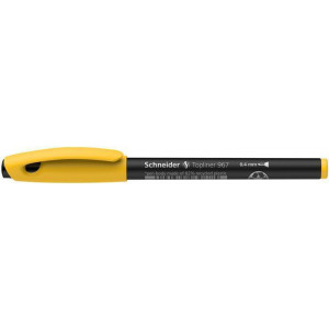 Liner  "Topliner 967", žlutá, 0,4mm, SCHNEIDER