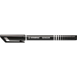 Liner "Sensor", 0,3 mm, černá, STABILO