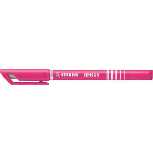 Liner "Sensor", 0,3 mm, růžová, STABILO