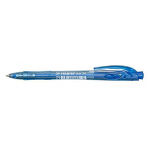 Kuličkové pero "Liner 308", modrá, 0,3mm, stiskací mechanismus, STABILO