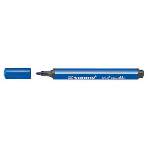 Fix "Trio Scribbi", modrá, odpružený hrot, 1,5-2mm, STABILO