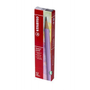 Grafitová tužka s gumou "Swano Pastel", zelená, HB, šestihranná, STABILO