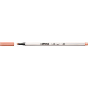 Štětcový fix "Pen 68 brush", béžová, STABILO