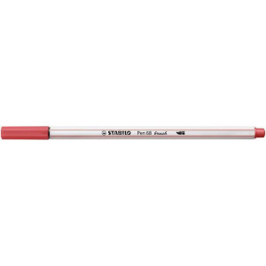 Štětcový fix "Pen 68 brush", rezavě červená, STABILO 568/47