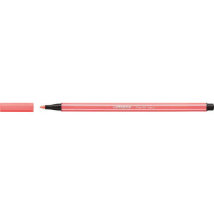 Fix, 1 mm, STABILO "Pen 68", neonová červená
