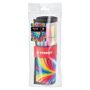 Fixy "Pen 68 ARTY", 25 barev, 1 mm, STABILO 6825-071-20