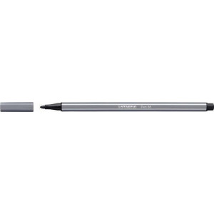 Fix, 1 mm, STABILO "Pen 68", tmavě šedá