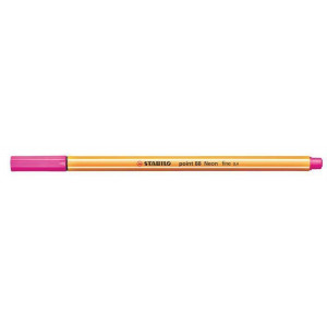 Liner  "Point 88", neonově růžová, 0,4mm, STABILO