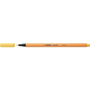 Liner "Point 88", světle žlutá, 0,4 mm, STABILO 88/23